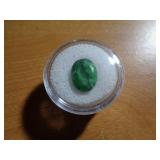 BRAZILIAN EMERALD OVAL CUT GEMSTONE 7.75 CT BRAZILIAN EMERALD OVAL CUT GEMSTONE 7.75 CT