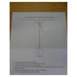 BLACK HANGING LAMP