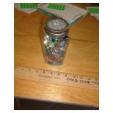 JAR OF BEADS