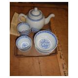 RICE PATTERN TEA SET