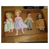 LOT OF VINTAGE DOLLS