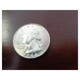 1964D WASHINGTON QUARTER