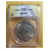 1926 PEACE DOLLAR MS61