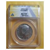 1964 KENNEDY HALF AU50