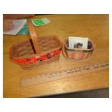 2 - LONGABERGER BASKETS - 2001 & 1990