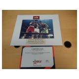 8X10 W CERT -   ALI & FRAZIER