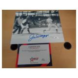 8X10 W CERT -   DIMAGGIO