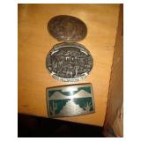 3 BELT BUCKLES