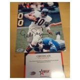 8X10 W CERT -   GALE SAYERS