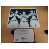8X10 W CERT -   DIMAGGIO,MANTLE,WILLIAMS