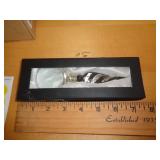 MURANO GLASS MAGNIFIERS / BLACK & SILVER