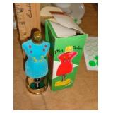 VINTAGE TAPE MEAS, PIN , THIMBLE IN ORIG BOX