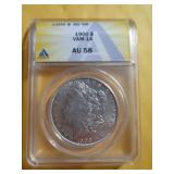 1900 MORGAN DOLLAR AU58