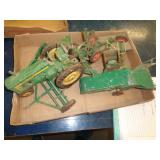 VINTAGE JOHN DEERE AND EXTRA ATTACHMENTS