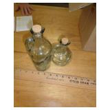 2 - GLASS BOTTLES