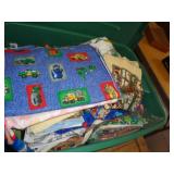 TOTE OF FABRIC