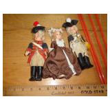 3 - COLONIAL DOLLS / GEORGE & MARTHA WASHINGTON