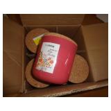 LOT OF 4 SCENTED CANDLES