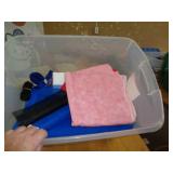 TOTE OF FABRIC