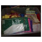 TOTE OF FABRIC