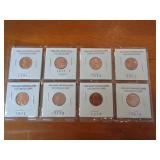 8 - BU LINCOLN CENTS 8 - BU LINCOLN CENTS