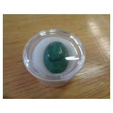 OVAL CABOCHON BRAZILIAN EMERALD - 16.6CT OVAL CABOCHON BRAZILIAN EMERALD - 16.6CT
