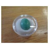 OVAL CABOCHON BRAZILIAN EMERALD - 15.0CT OVAL CABOCHON BRAZILIAN EMERALD - 15.0CT