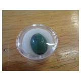 OVAL CABOCHON BRAZILIAN EMERALD - 15.7CT OVAL CABOCHON BRAZILIAN EMERALD - 15.7CT