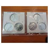 6 - COINS (2) P-D-S STEEL WAR CENT SETS 6 - COINS (2) P-D-S STEEL WAR CENT SETS