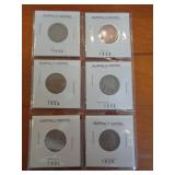 6 - BUFFALO NICKELS 6 - BUFFALO NICKELS