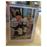 SPORTS CARD - MANTLE & BERRA SPORTS CARD - MANTLE & BERRA