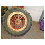 VINTAGE FARM TIRE & RIM VINTAGE FARM TIRE & RIM