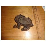 CAST IRON FROG LIDDED DISH CAST IRON FROG LIDDED DISH