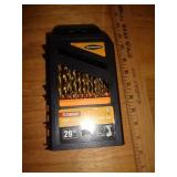 29PC TITANIUM HIGH SPEED DRILL BIT SET 29PC TITANIUM HIGH SPEED DRILL BIT SET