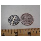 INDY 500 & CROSS TOKENS INDY 500 & CROSS TOKENS