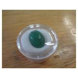 OVAL CABOCHON BRAZILIAN EMERALD -12.05CT OVAL CABOCHON BRAZILIAN EMERALD -12.05CT