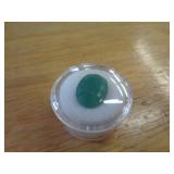 OVAL CUT & FACETED BRAZILIAN EMERALD - 11.4CT OVAL CUT & FACETED BRAZILIAN EMERALD - 11.4CT