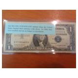 1957 BLUE SEAL $1 SILVER CERTIFICATE 1957 BLUE SEAL $1 SILVER CERTIFICATE