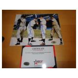 8X10 W CERT - SNIDER,MANTLE,DIMAGGIO & MAYS 8X10 W CERT - SNIDER,MANTLE,DIMAGGIO & MAYS