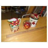 APPLE THEME PITCHER, CANISTER & JAR APPLE THEME PITCHER, CANISTER & JAR