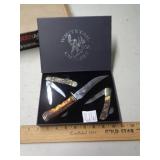 WHITETAIL CUTLERY 3 KNIFE SET WHITETAIL CUTLERY 3 KNIFE SET