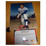 8X10 W CERT - KOUFAX 8X10 W CERT - KOUFAX