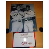 8X10 W CERT - MANTLE & MAYS 8X10 W CERT - MANTLE & MAYS
