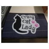 26X17 DOOR MAT - CAT LADY 26X17 DOOR MAT - CAT LADY