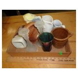 LOT OF GLASSWARE LOT OF GLASSWARE
