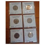 6 - BU JEFFERSON NICKELS 6 - BU JEFFERSON NICKELS