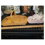 2 LONGARBERGER BASKET - EASTER 2 LONGARBERGER BASKET - EASTER