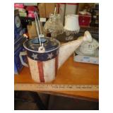 METAL FLAG WATERING CAN METAL FLAG WATERING CAN