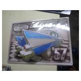 16X12 METAL SIGN - 57 CHEVY 16X12 METAL SIGN - 57 CHEVY