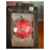 CHRISTOPHER RADKO XMAS ORNAMENT - POINSETTA CHRISTOPHER RADKO XMAS ORNAMENT - POINSETTA